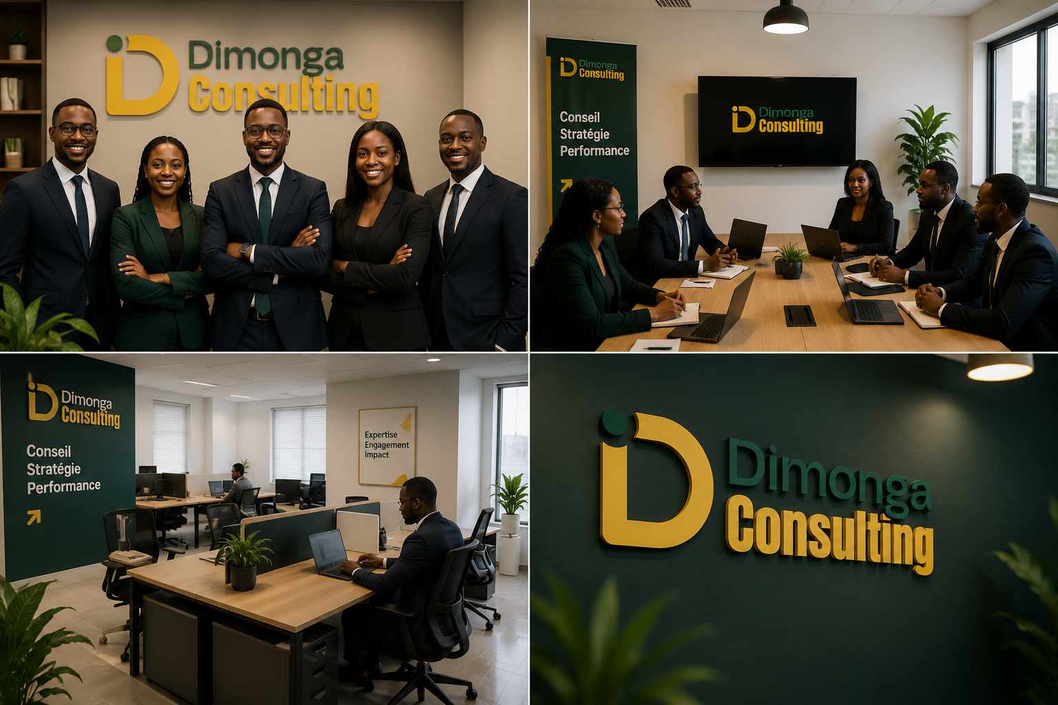 Dimonga Consulting — équipe, bureaux et expertise